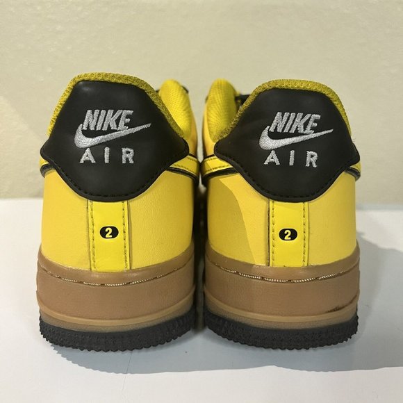 Nike Air Force 1 LV8 1 (GS) Speed Yellow Gum Youth Sz 5.5Y WMNS 7 - Picture 6 of 13